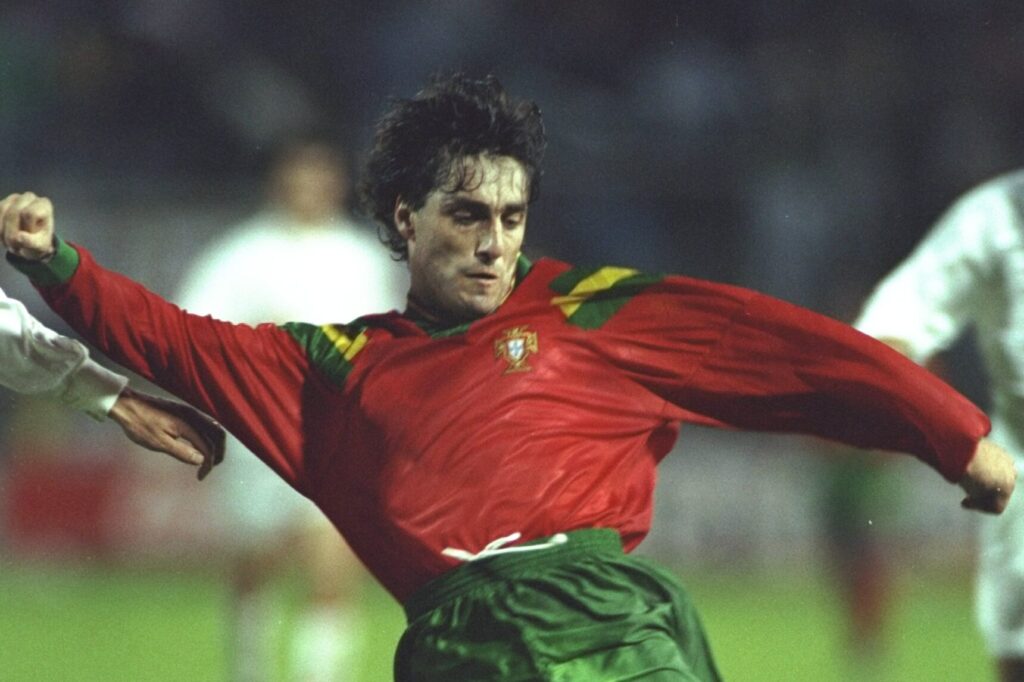 Paulo Futre of Portugal