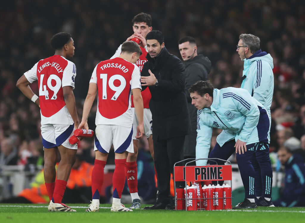 Arsenal-Crystal Palace, Arteta