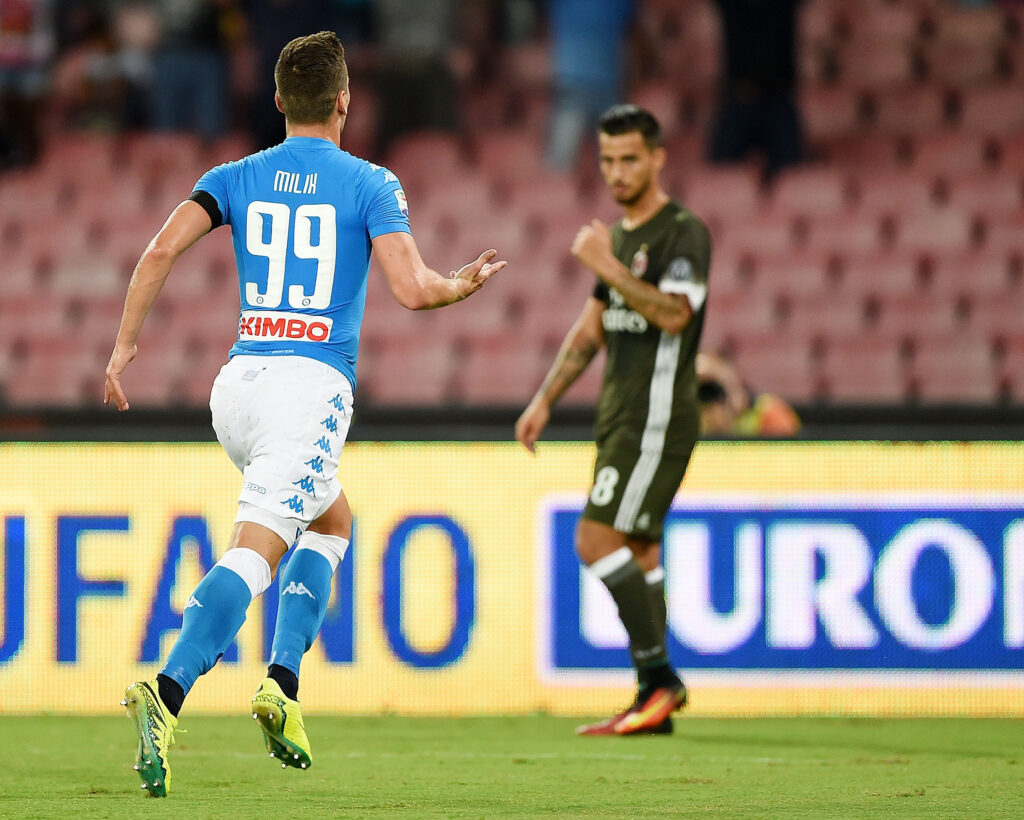 SSC Napoli v AC Milan - Serie A