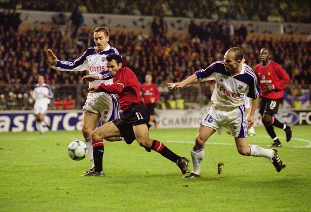 Ryan Giggs, Lorenzo Staelens, Bertrand Crasson