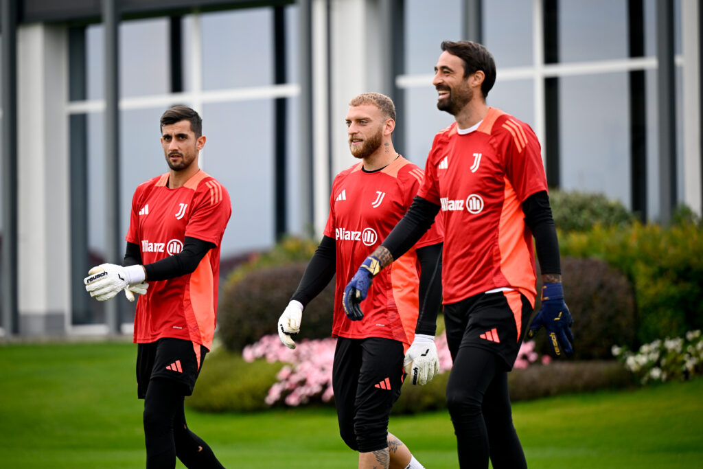 Juventus Training Session And Press Conference - UEFA Champions League 2024/25 League Phase MD2