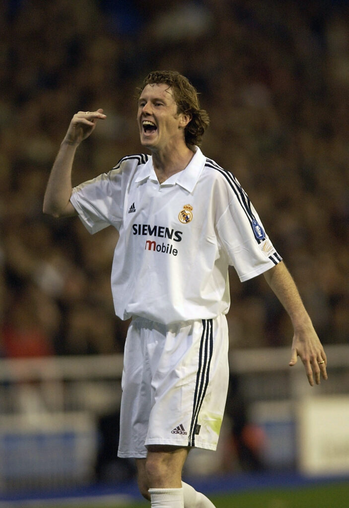 Steve McManaman of Real Madrid stock