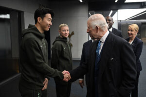 King Charles III Celebrates Local Community Work At Tottenham Hotspur Stadium
