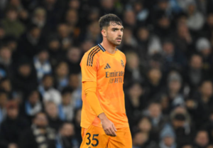 Raul Asencio in maglia Real Mdrid