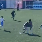 Battaglia campale in un campo di calcio a Malaga (Fonte Video Account X 101TV Malaga)