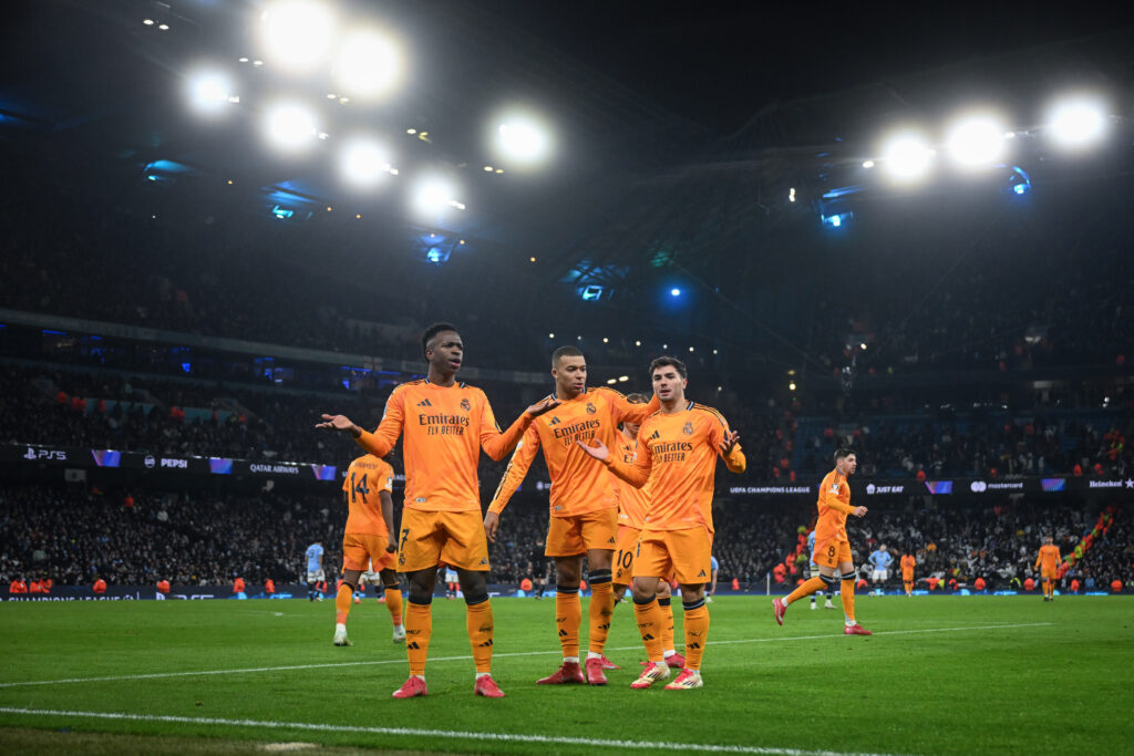 Manchester City v Real Madrid C.F. - UEFA Champions League 2024/25 League Knockout Play-off First Leg