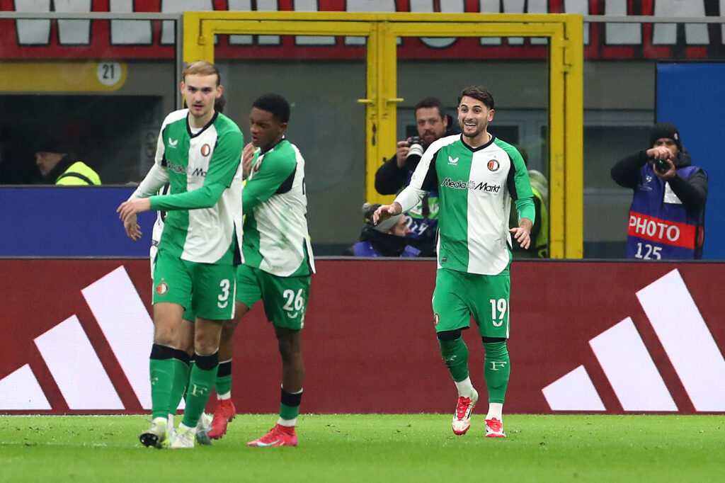 AC Milan v Feyenoord - UEFA Champions League 2024/25 League Knockout Play-off Second Leg