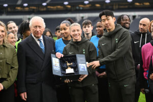 King Charles III Celebrates Local Community Work At Tottenham Hotspur Stadium