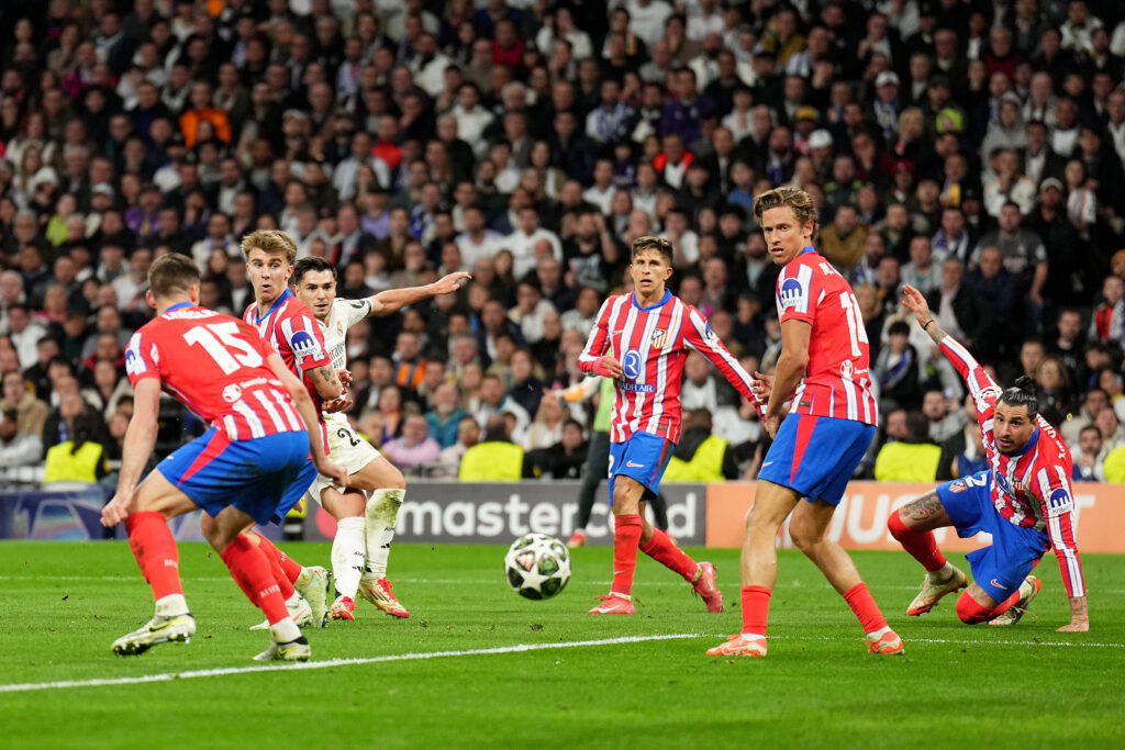 Real Madrid C.F. v Atletico de Madrid - UEFA Champions League 2024/25 Round of 16 First Leg