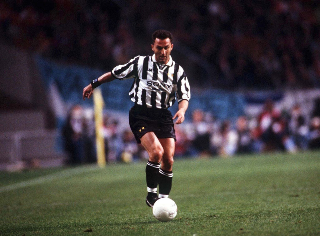 FUSSBALL: JUVENTUS TURIN 09.04.97