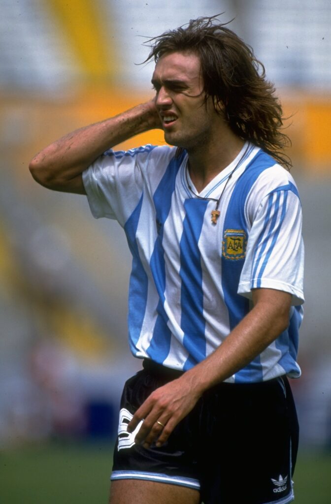 Gabriel Batistuta of Argentina
