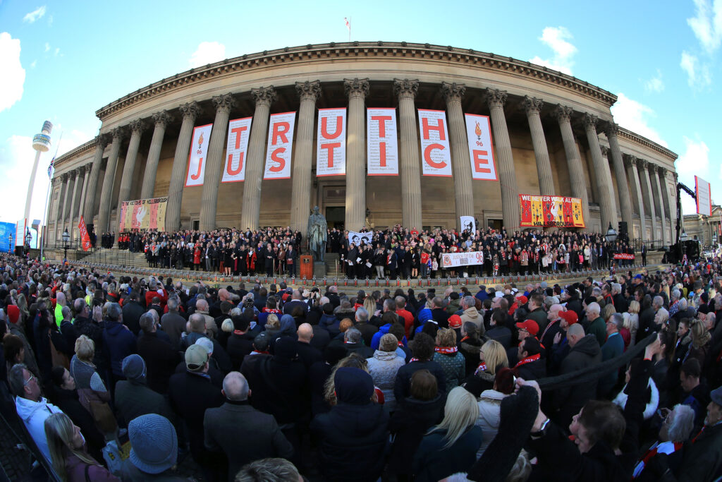 A Vigil Is Held For The 96 Victims Of Hillsborough