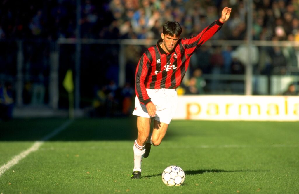 Christian Panucci of AC Milan
