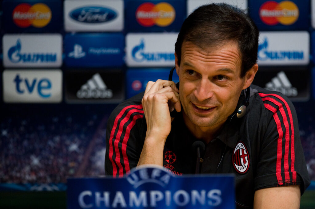 AC Milan Training &amp; Press Conference - UEFA Champions League