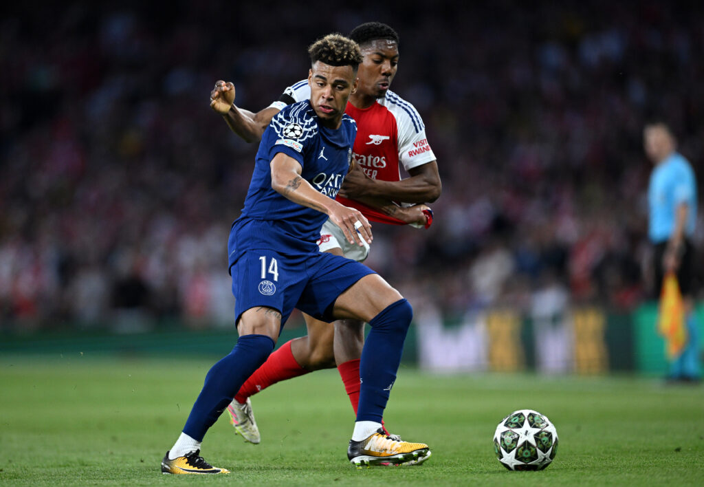 Arsenal FC v Paris Saint-Germain - UEFA Champions League 2024/25 Semi Final First Leg