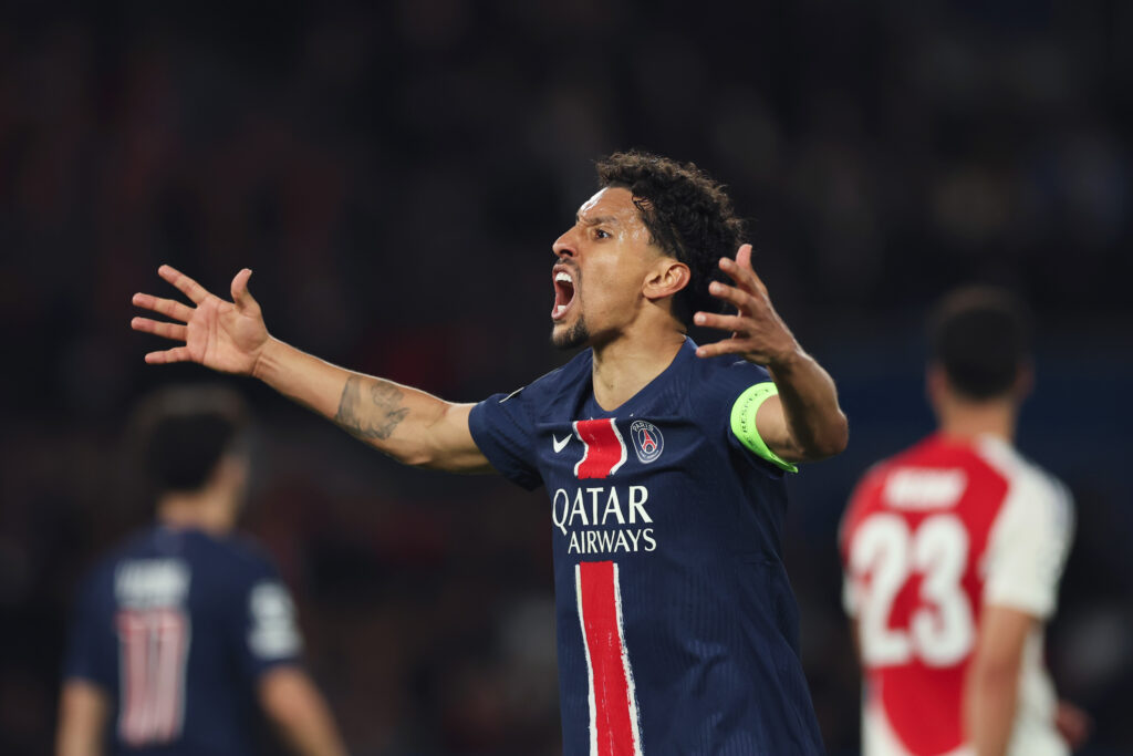 Marquinhos con la maglia del PSG