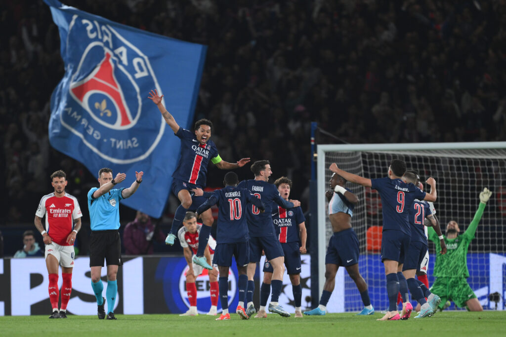 Paris Saint-Germain v Arsenal FC - UEFA Champions League 2024/25 Semi Final Second Leg