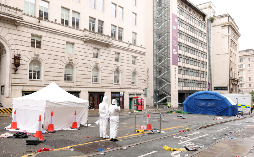 Dozens Injured In Liverpool After Car Hits Crowd Gathered For Victory Parade
