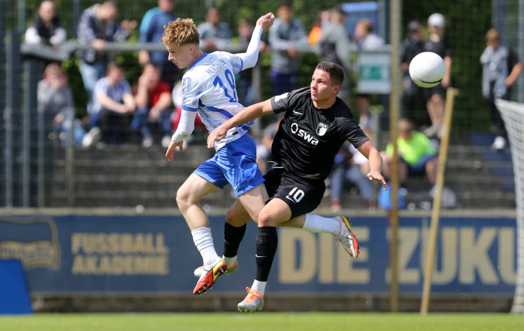 Hertha BSC v FC Augsburg - A Junior German Championship Semi Final Leg Two
