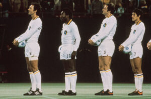 New York Cosmos Players Line Up, 1980