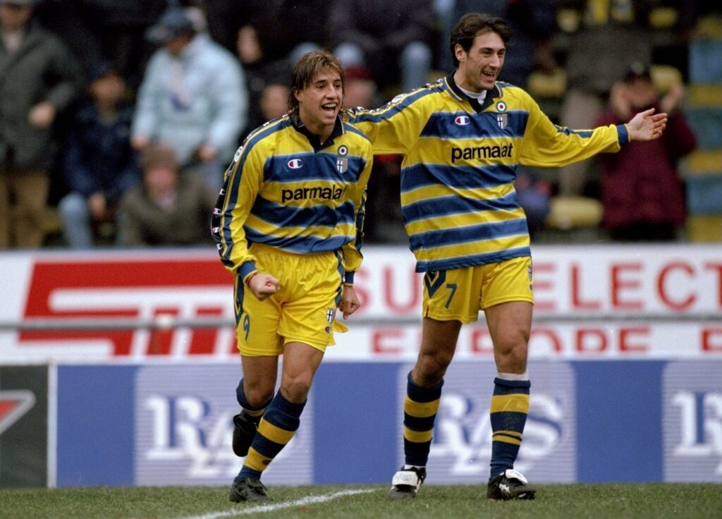 Hernan Crespo and Diego Fuser