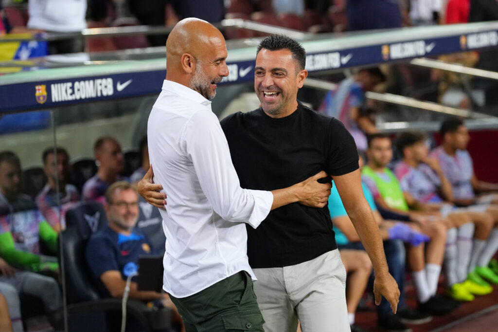 Guardiola e Xavi