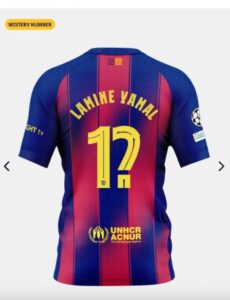 maglia misteriosa yamal