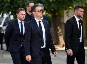 Funeral Held For Diogo Jota And Andre Silva In Their Hometown Of Gondomar