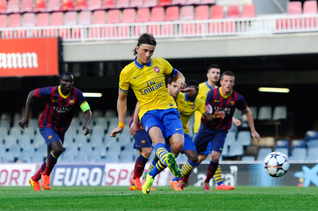Barcelona v Arsenal - UEFA Youth League Quarter Final