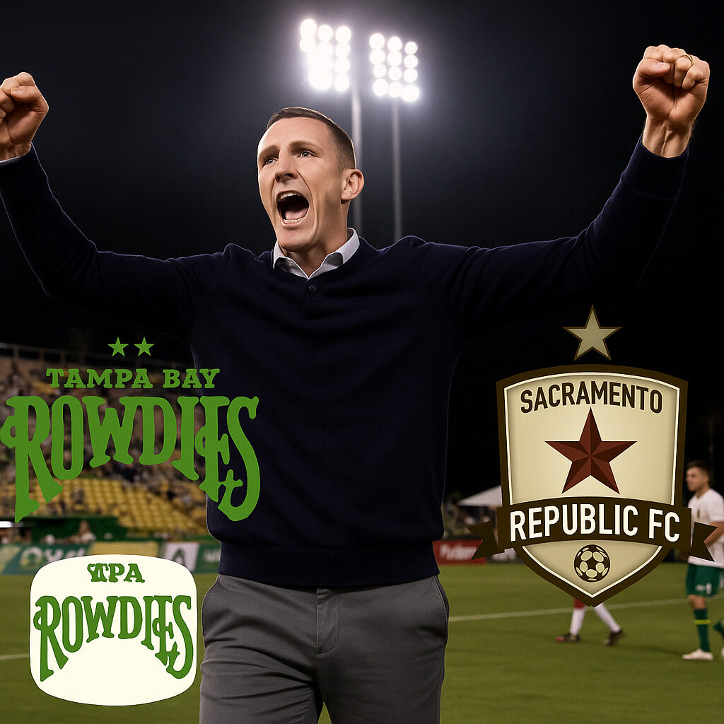 Esultanza sotto le luci del campo