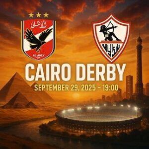 Al Ahly-Zamalek: immagine creata con I.A.