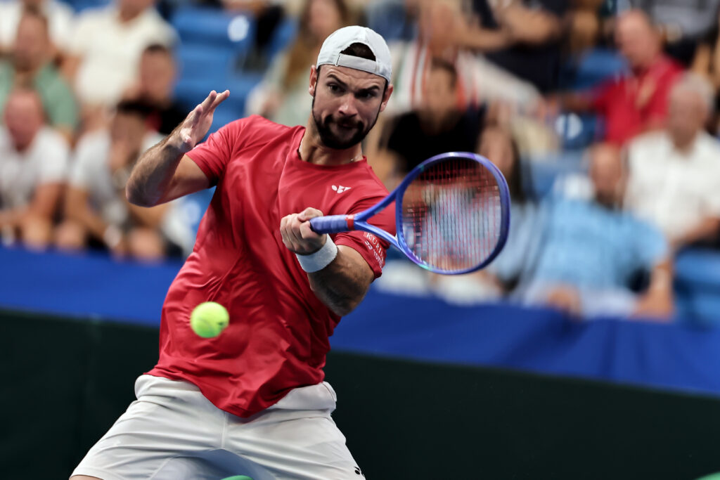 Hungary v Austria - 2025 Davis Cup Qualifiers Second Round: Day 2