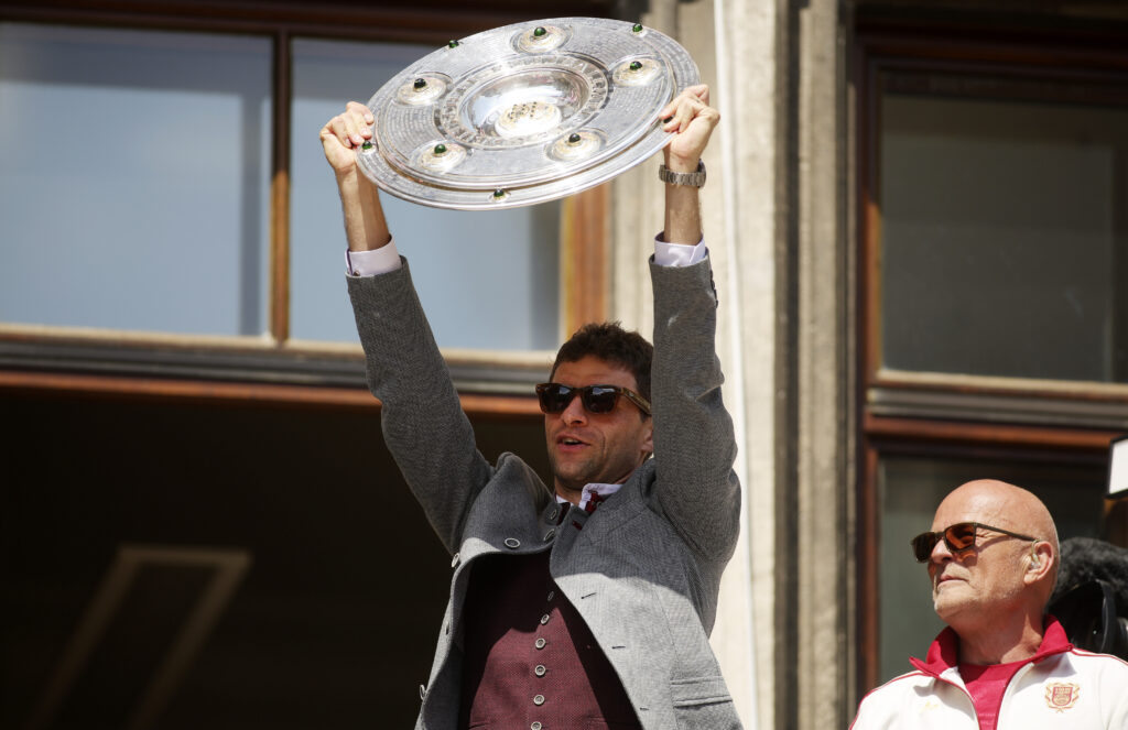 FC Bayern Muenchen Teams Celebrate Winning The Leagues