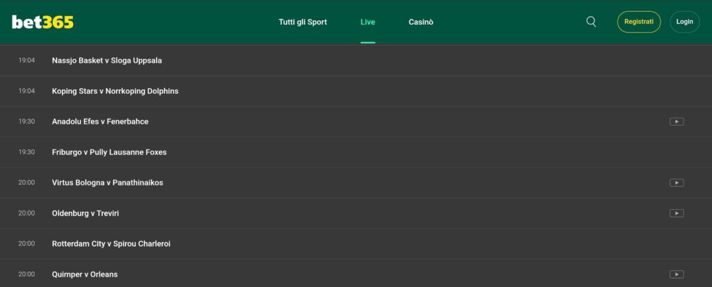 Virtus-Panathinaikos-Bet365