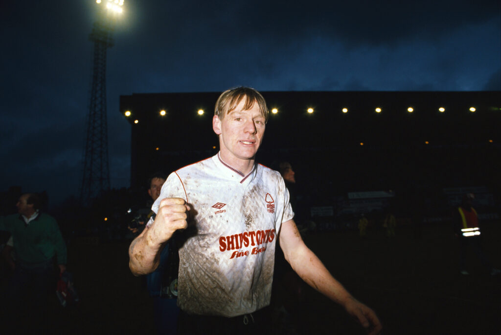 Stuart Pearce Nottingham Forest Littlewoods Cup Semi-final 2nd leg 1989