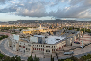 General Aerial View Of The Estadi Olimpic Lluis Companys