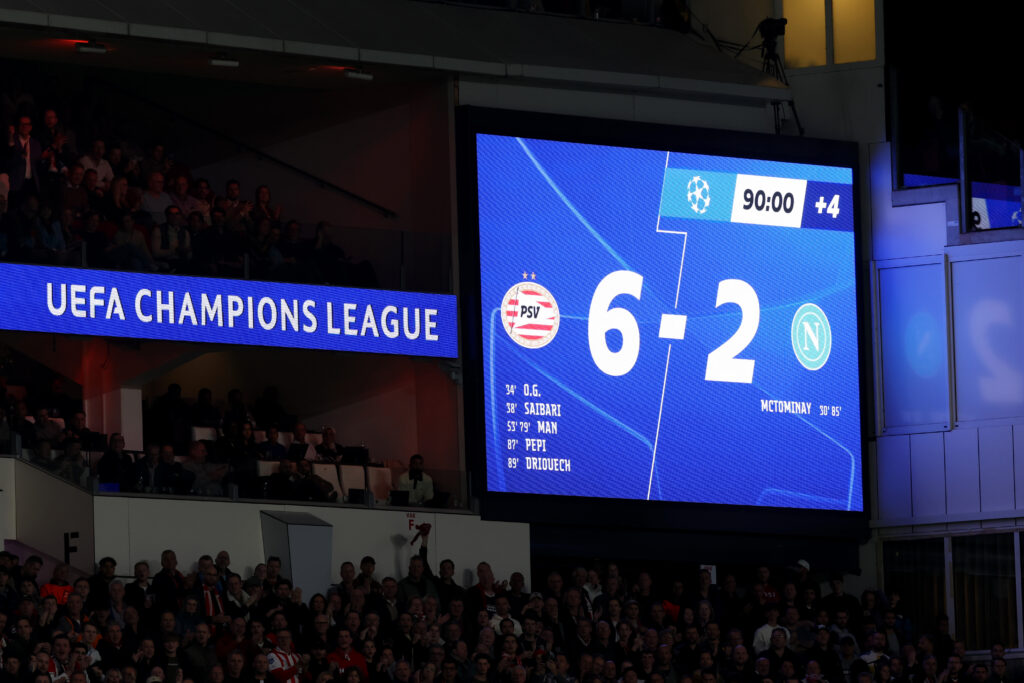 PSV Eindhoven v SSC Napoli - UEFA Champions League 2025/26 League Phase MD3