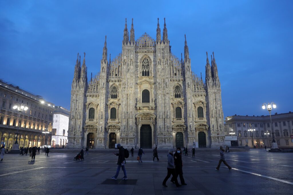 Christmas Atmosphere In Italy