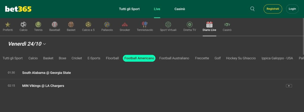 Chargers-Vikings-Bet365