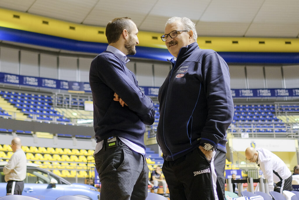 Juventus Player Giorgio Chiellini Meets Italy Basketball Team