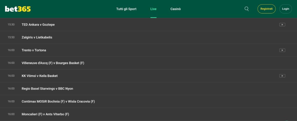 Trento-Tortona-Basket-Bet365