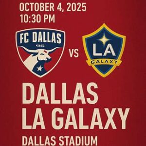 Dallas-LA Galaxy: Immagine creata con I.A.