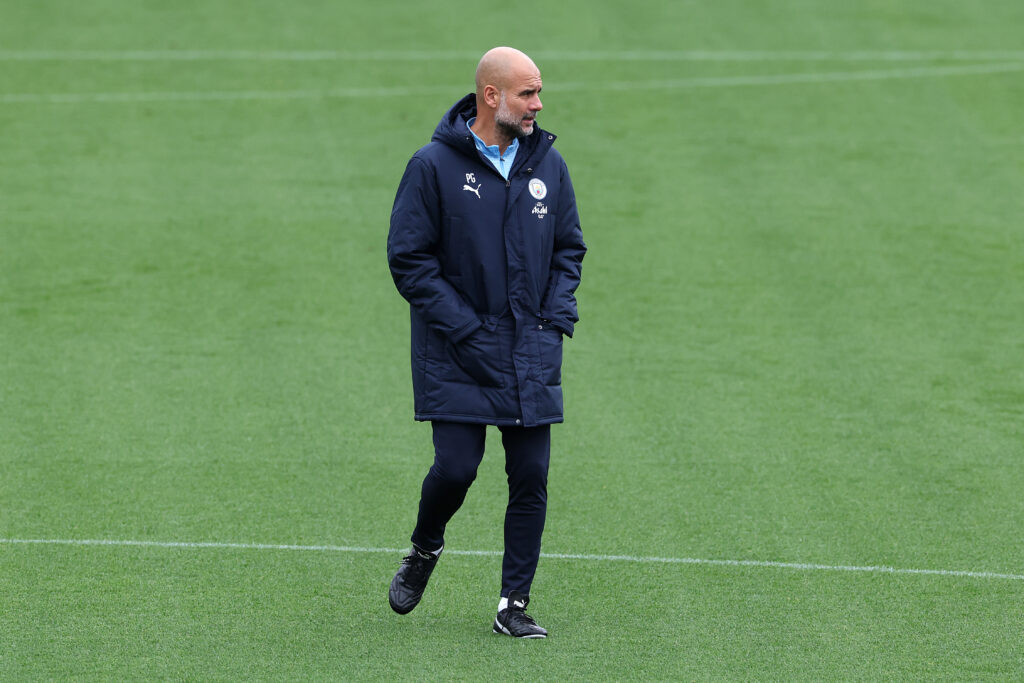 Manchester City Training Session And Press Conference - UEFA Champions League 2025/26 League Phase MD3
