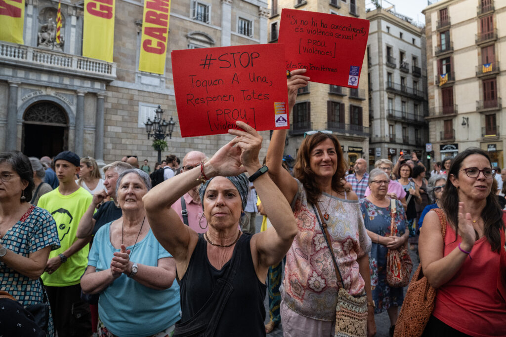 Protesters Call For Removal Of RFEF President Luis Rubiales