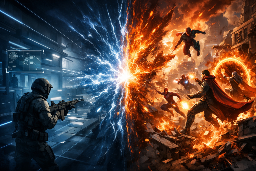 Marvel Rivals vs Valorant