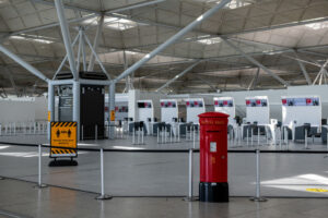 Stansted Airport Operates Limited Passenger And Freight Flights Amid Coronavirus Lockdown