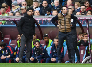 Mikel Arteta e Unai Emery