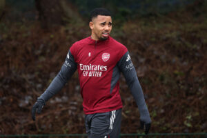 Arsenal FC Training Session And Press Conference - UEFA Champions League 2025/26 League Phase MD8