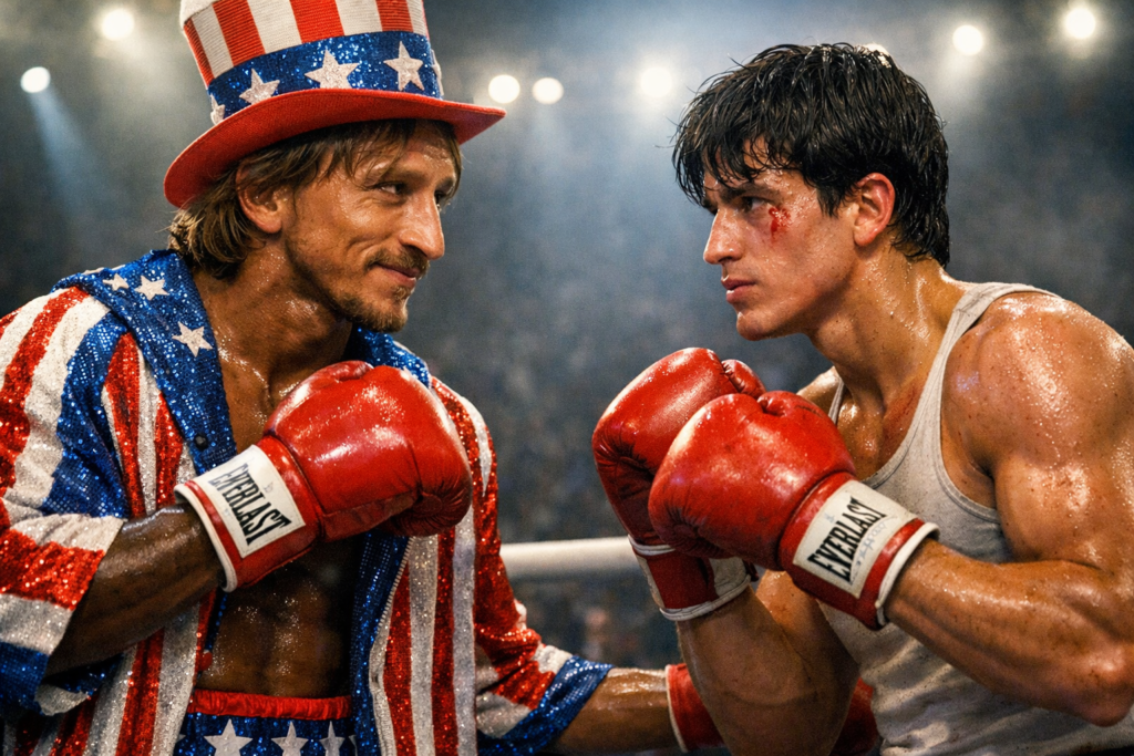 Modric e Paz sul ring di boxe