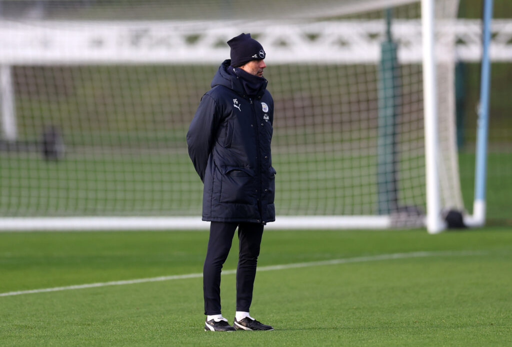 Manchester City Training Session And Press Conference - UEFA Champions League 2025/26 League Phase MD8